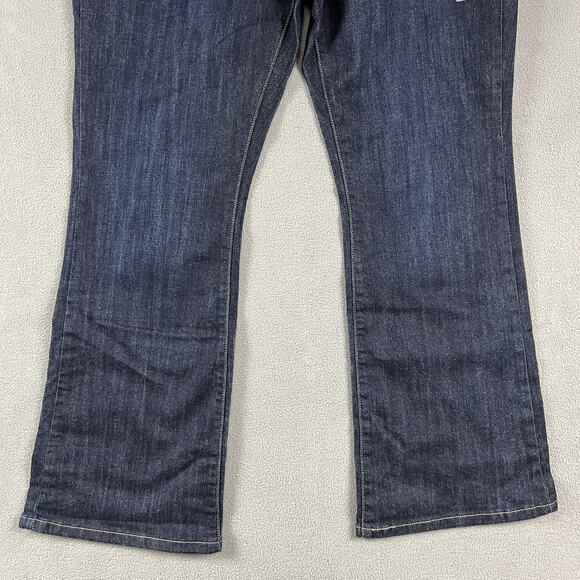 Levi's 515 Jeans Womens 14 Blue Boot Cut Stretch Dark Wash Western Rodeo - Picture 3 of 12